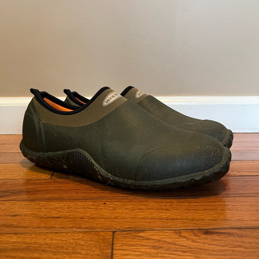 Muck Boots Co Muckster Men Shoes Green 8 M Rubber slip On Women 9 Ankle Boots